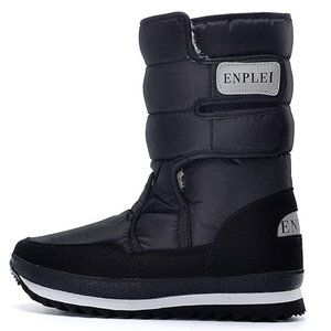 DADAWEN Women's Waterproof Frosty Snow Boot